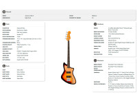 Fender AM Ultra II Meteora Bass UBST Fender AM Ultra II Meteora Bass UBST
